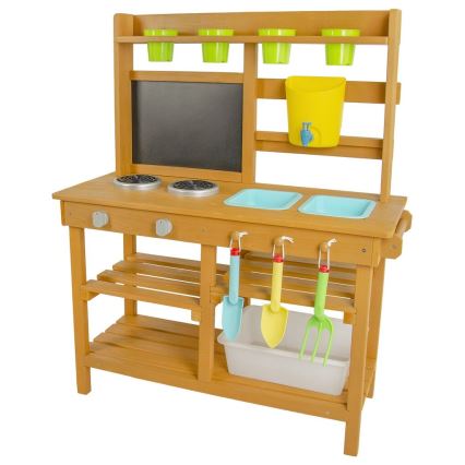 2Kids Toys - Drvena vrtna kuhinja