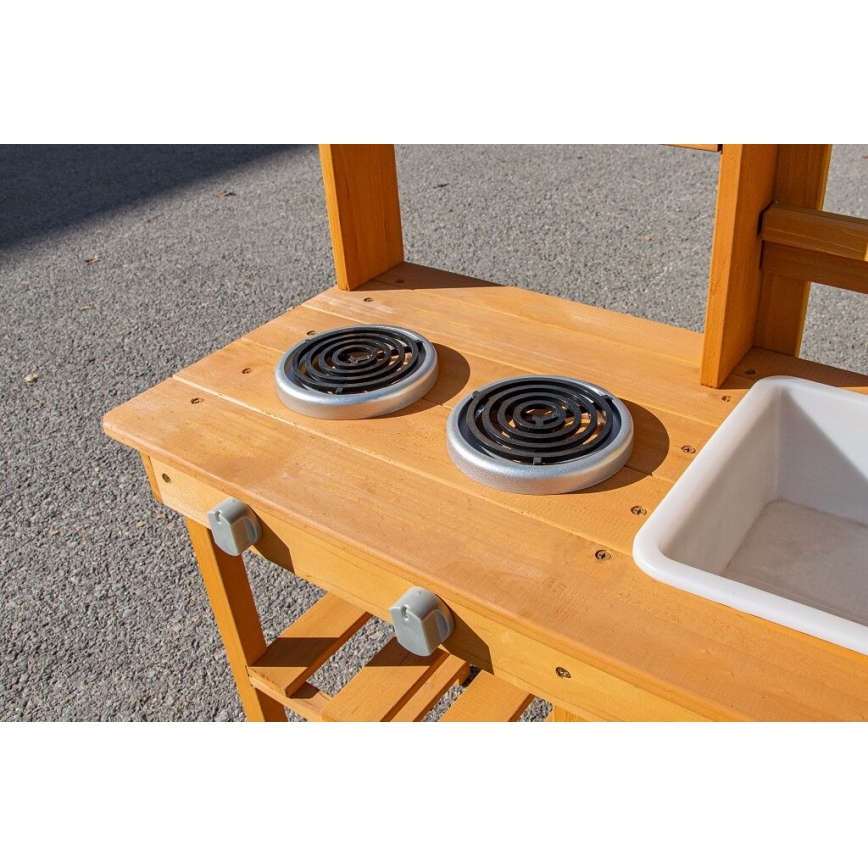 2Kids Toys - Drvena vrtna kuhinjica sa sudoperom