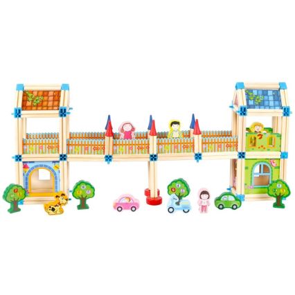 2Kids Toys - Drveni set za slaganje Dvorac
