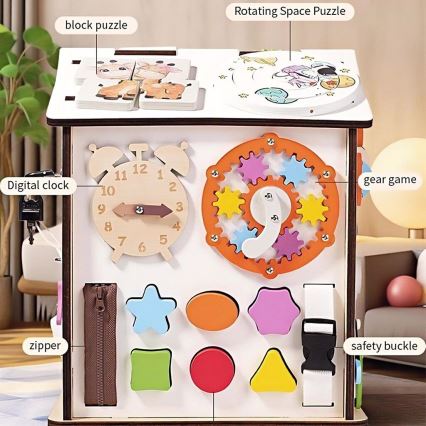 2Kids Toys - Interaktivna ploča kućica bijela