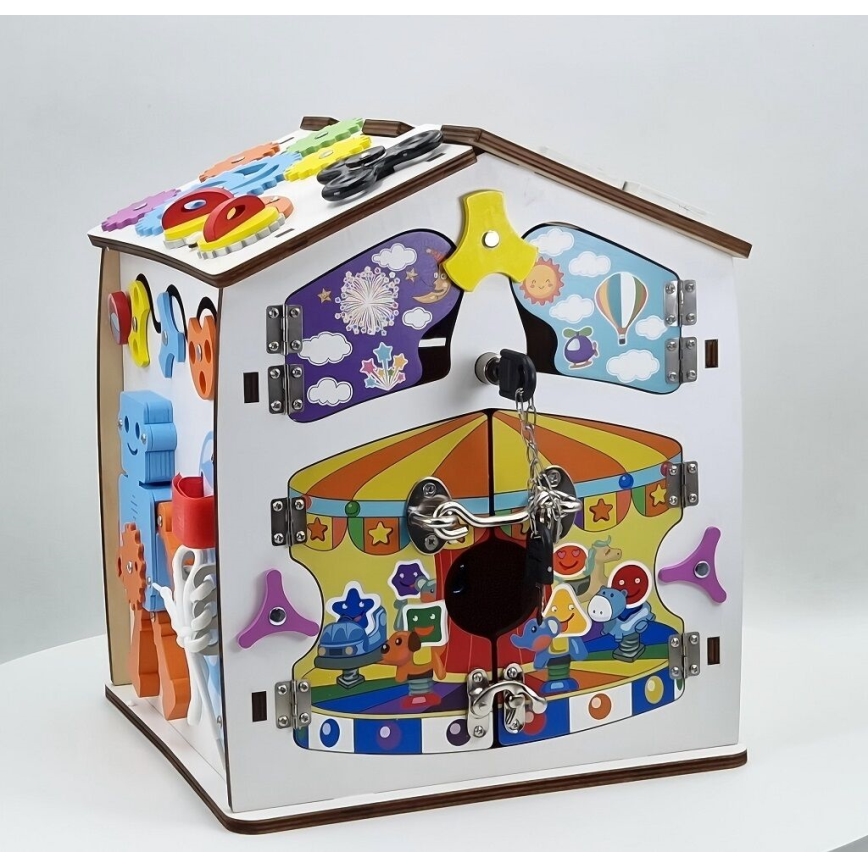 2Kids Toys - Interaktivna ploča kućica bijela