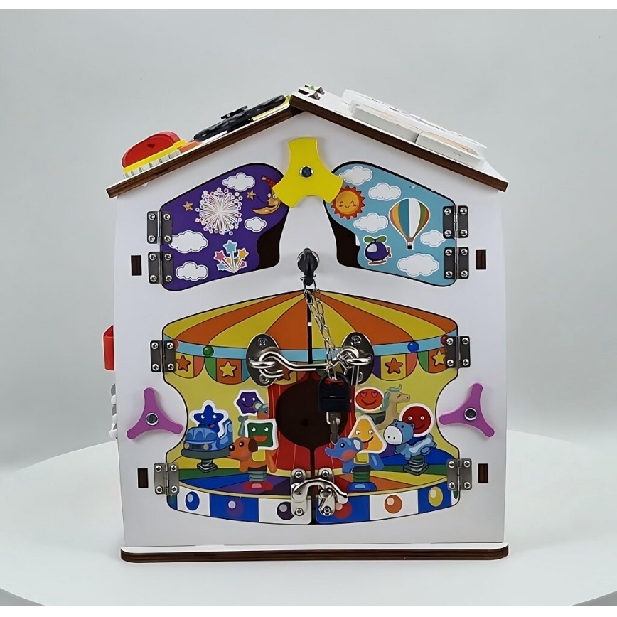 2Kids Toys - Interaktivna ploča kućica bijela