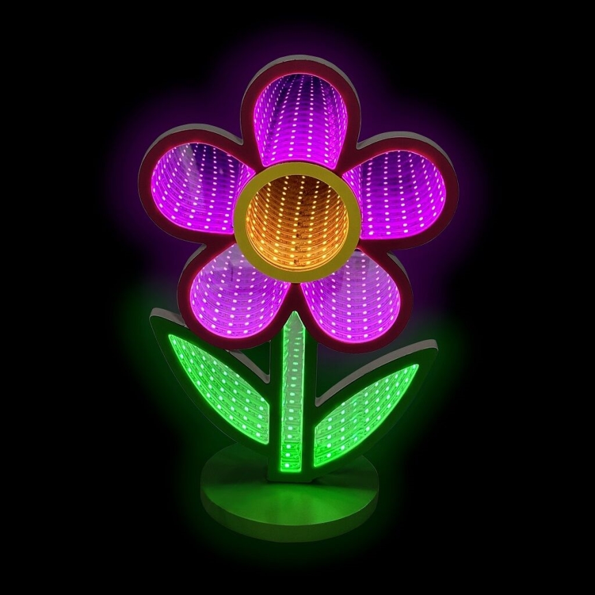 2Kids Toys - LED Neonska stolna dekoracija LED/5W/USB cvijet
