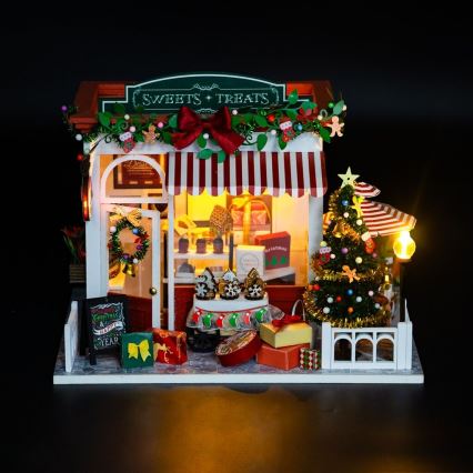 2Kids Toys - Miniatura kućice Božićna slastičarnica 2xAAA