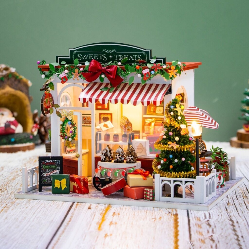 2Kids Toys - Miniatura kućice Božićna slastičarnica 2xAAA