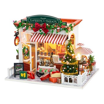 2Kids Toys - Miniatura kućice Božićna slastičarnica 2xAAA