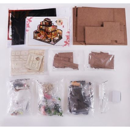 2Kids Toys - Minijatura Raskošna vila Sakura 2xAAA
