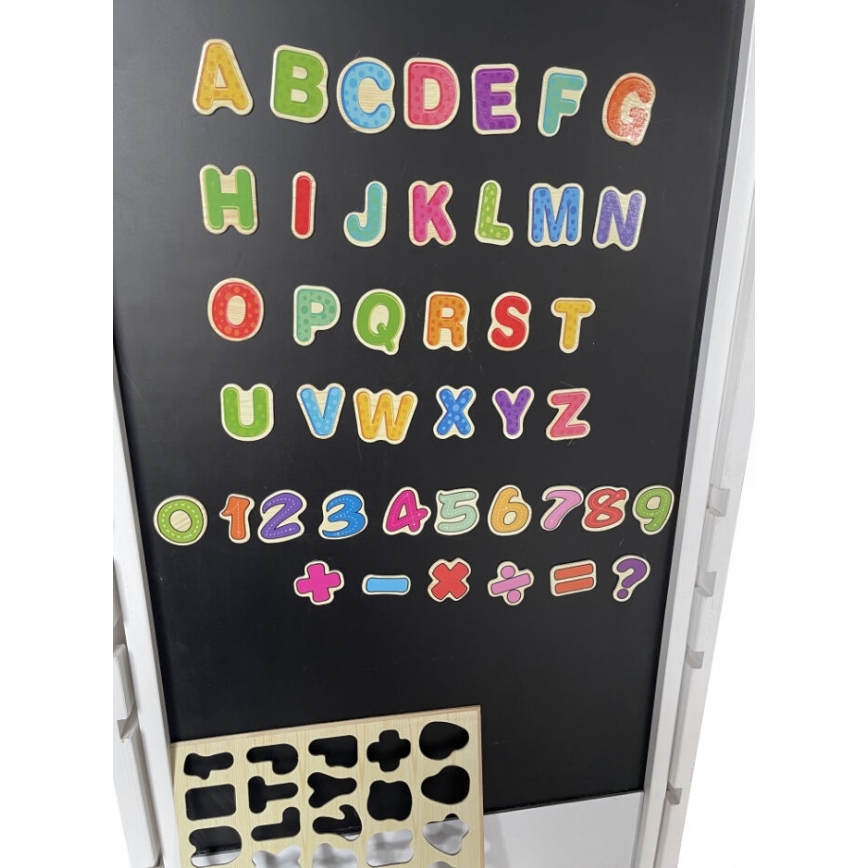 2Kids Toys - Rastući toranj za učenje Mačka s toboganom i pločom