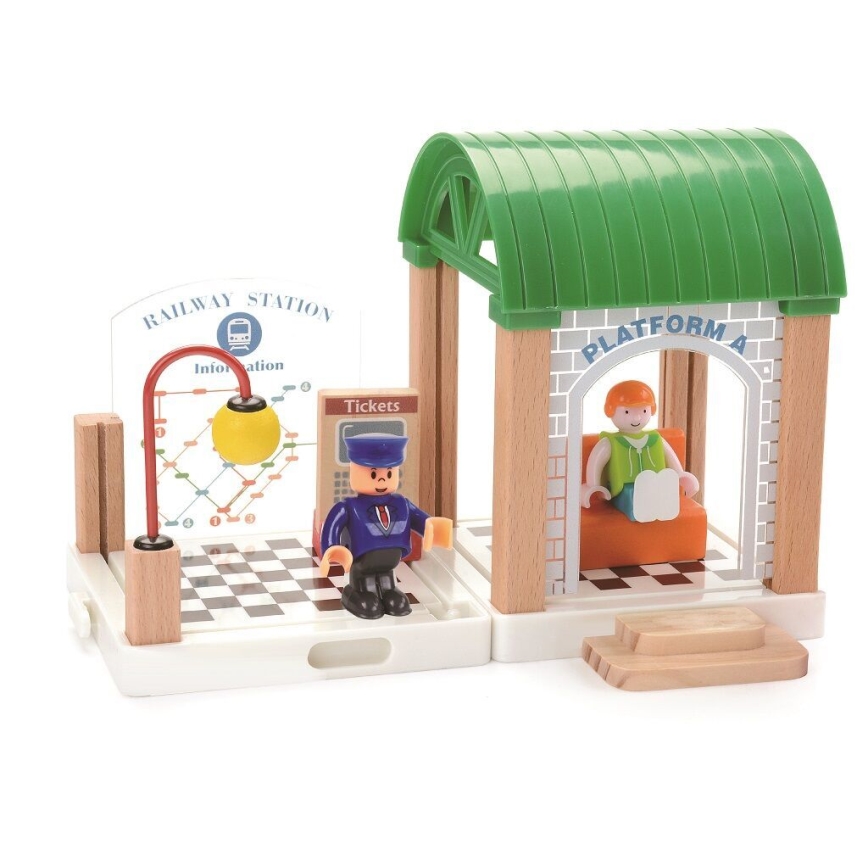 2Kids Toys - Željeznički set Grad i Selo, 200 dijelova