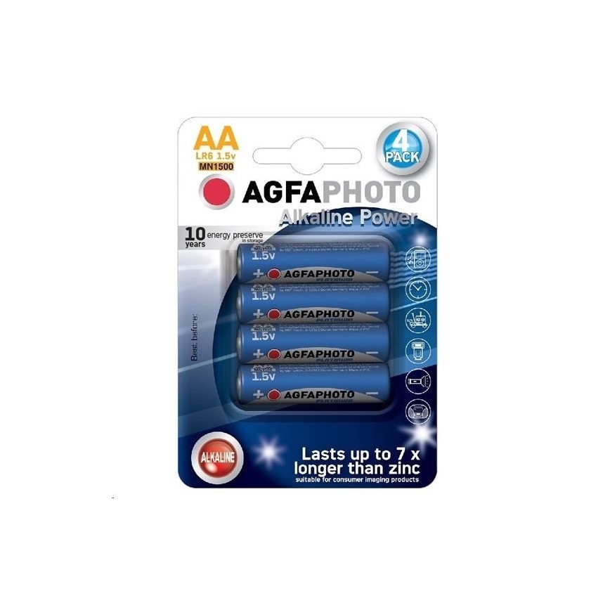 4 kom Alkalna baterija AA 1,5V