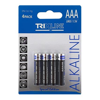 4 kom Alkalna baterija AAA 1,5V