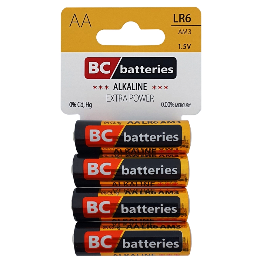 4 kom Alkalna baterija EXTRA POWER AA 1,5V