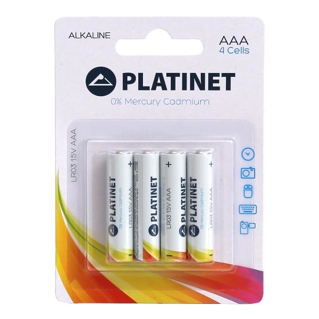 4 kom Alkalne baterije AAA PRO 1,5V