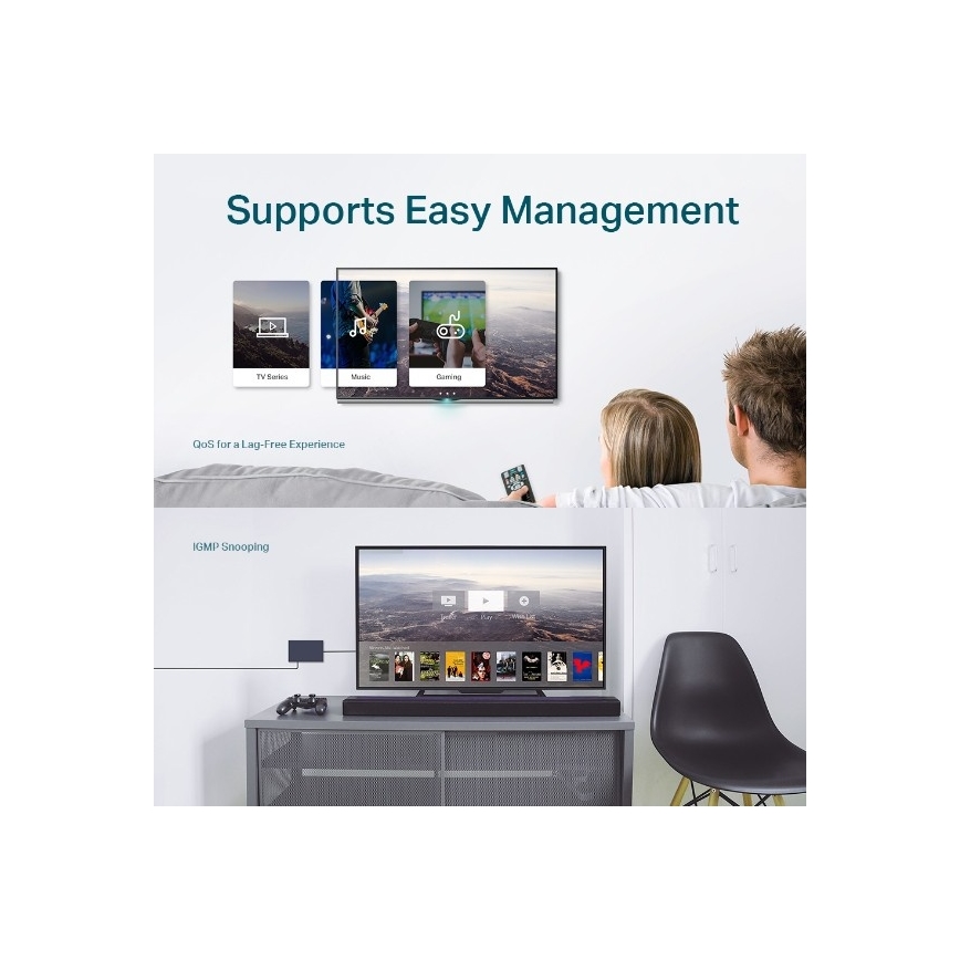 5-portni gigabitni Easy Smart switch