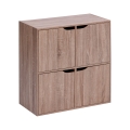 5five - Komoda TIDY 68x68x32 cm smeđa