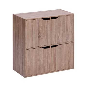 5five - Komoda TIDY 68x68x32 cm smeđa
