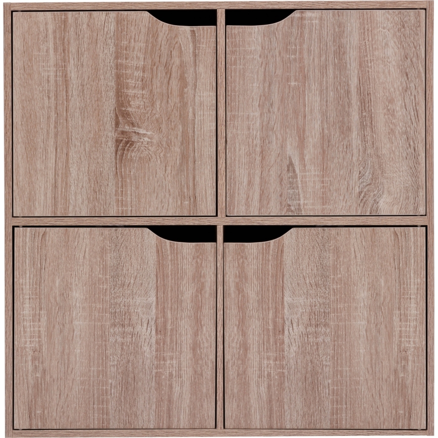 5five - Komoda TIDY 68x68x32 cm smeđa