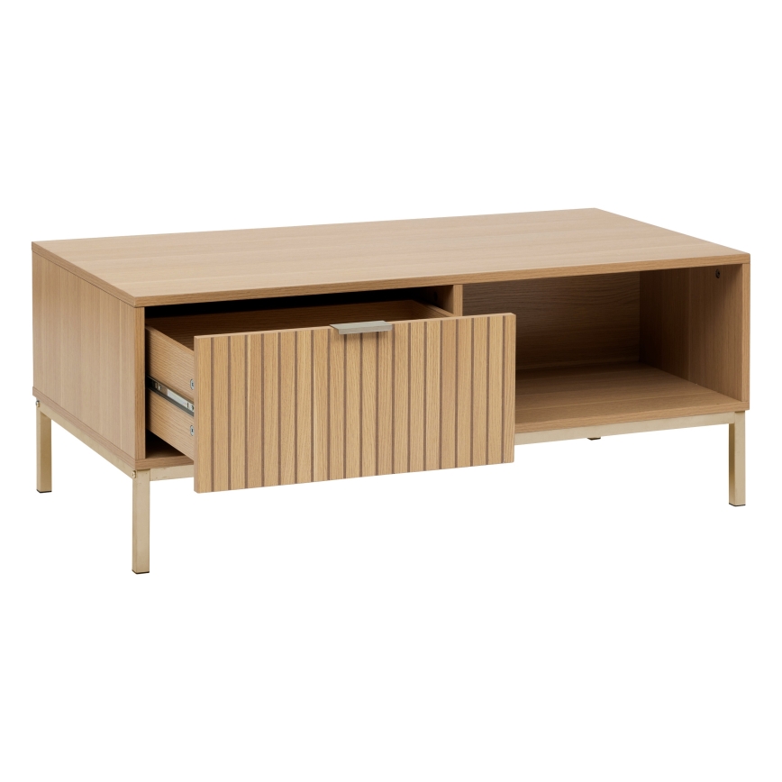 5five - Konferencijski stolić ESEN 100x40 cm smeđa