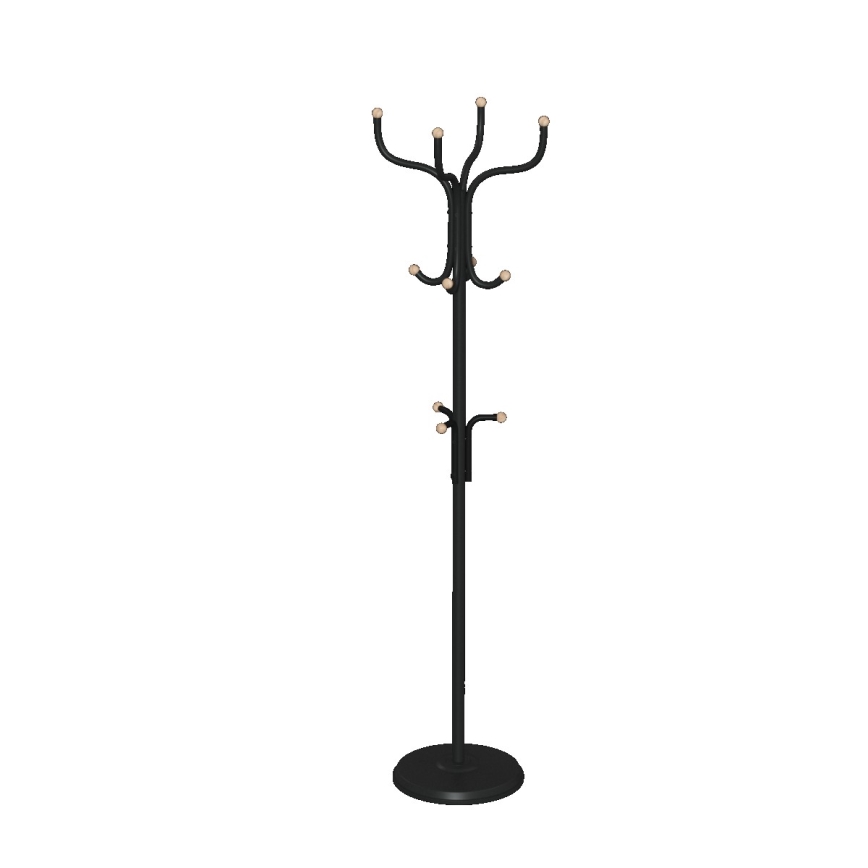 5five - Samostojeća vješalica RAFU 178x43 cm crna