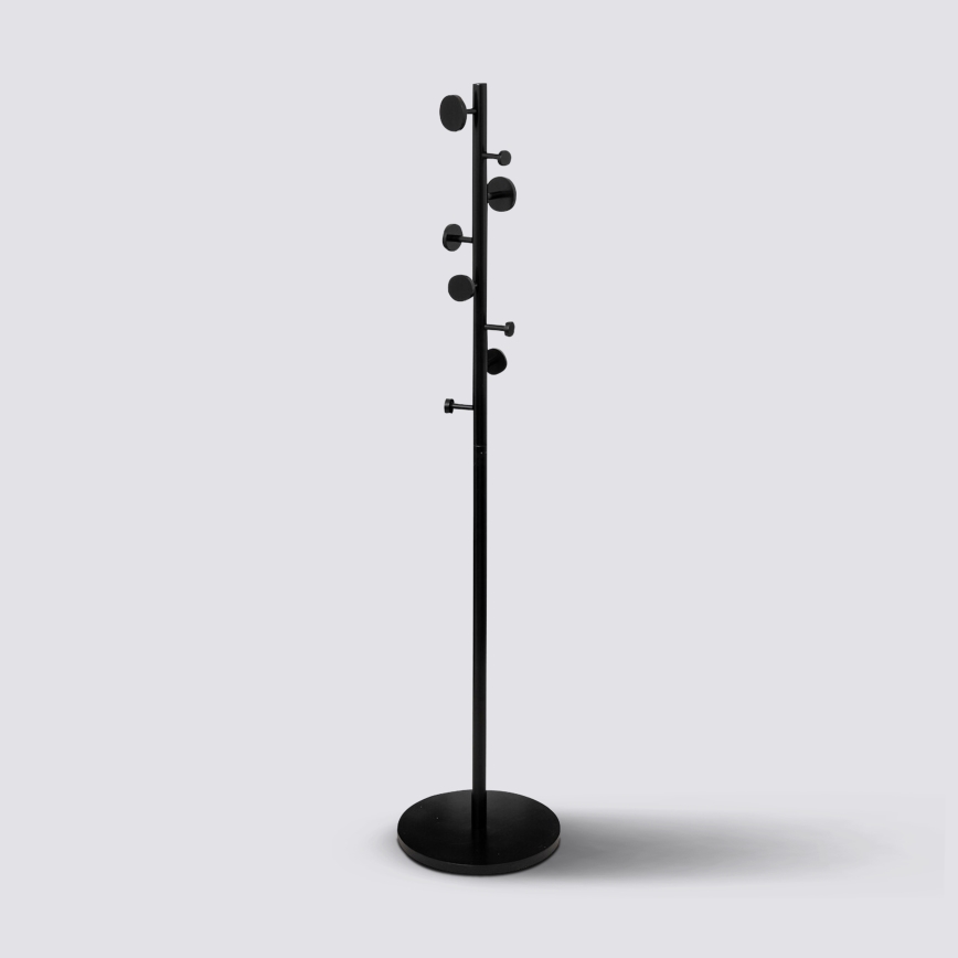 5five - Samostojeći stalak za odjeću PERY 176x37 cm crni