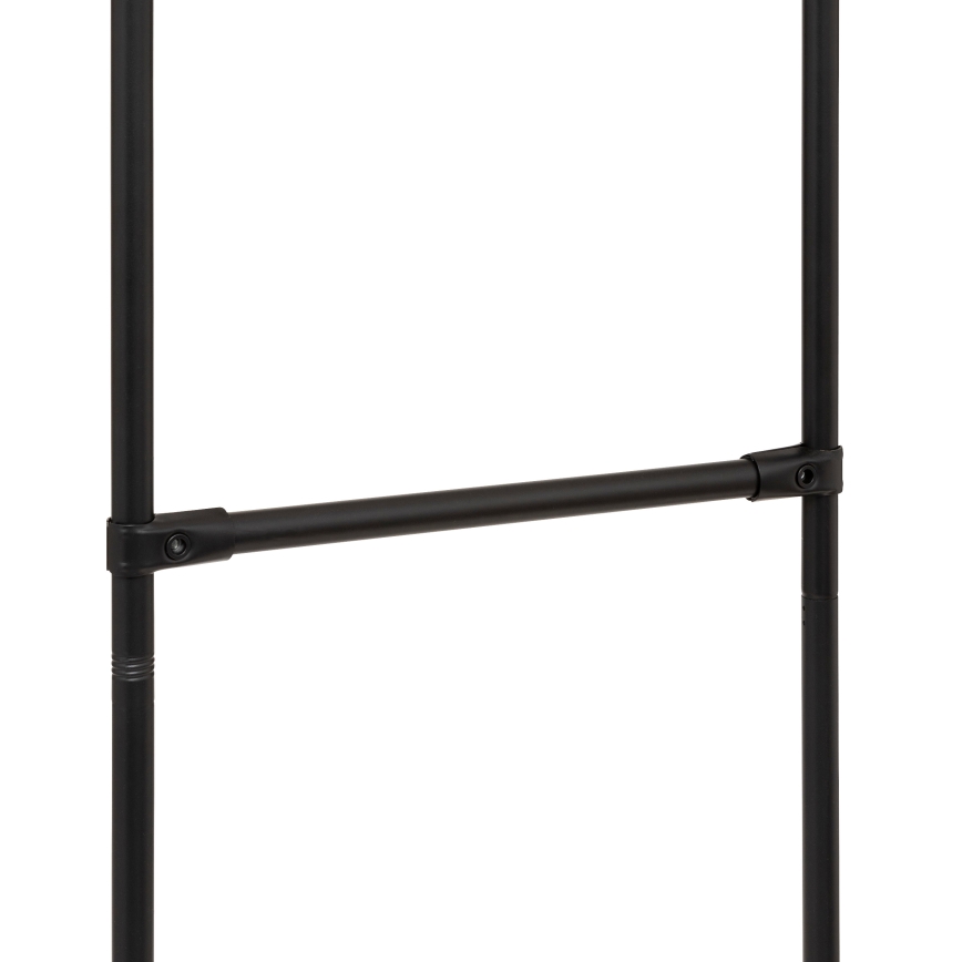 5five - Stalak za odjeću KENY 173x117 cm crna