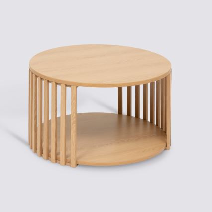 5five - Stolić za kavu VINKY promjera 60 cm smeđi