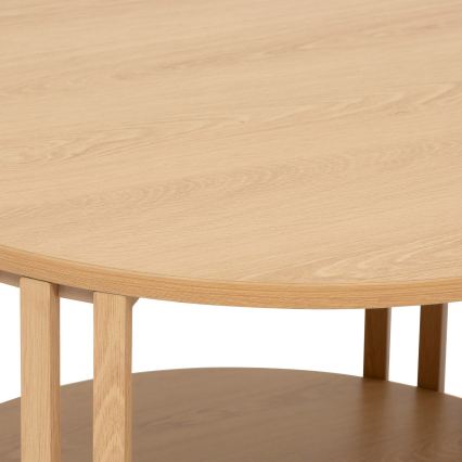 5five - Stolić za kavu VINKY promjera 60 cm smeđi