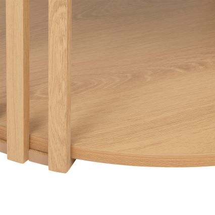 5five - Stolić za kavu VINKY promjera 60 cm smeđi