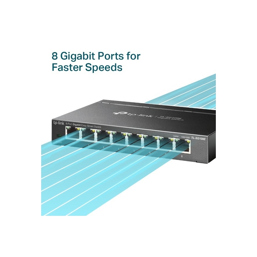 8-portni gigabitni Easy Smart switch