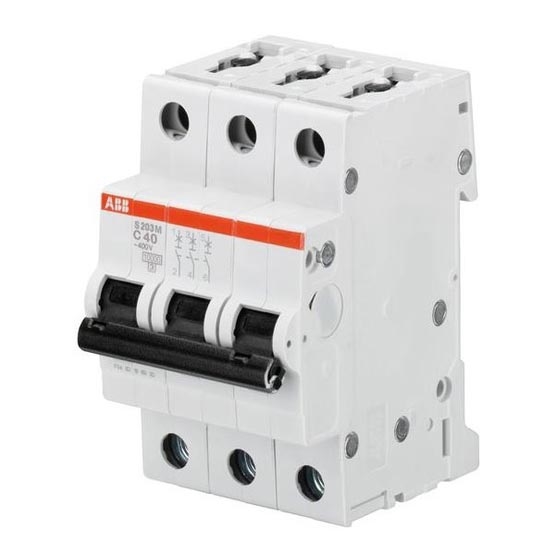 ABB 2CDS273001R0254 - Automatski osigurač 3-fazni S203M-C25 230V