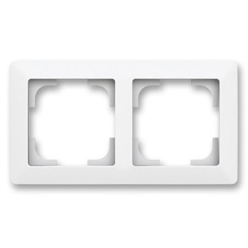 ABB 3901T-A00020 240 - Dvostruki okvir ZONI mat bijeli