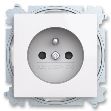 ABB 6619T-A06657 500 - Kućna utičnica bez okvira ZONI 250V bijela