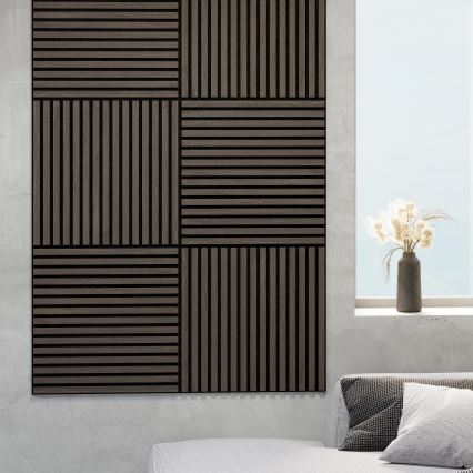 ADA 4x akustični obložni panel DANVIKEN 60x60 cm orah