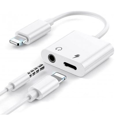 Adapter Lightning na AUX + Lightning
