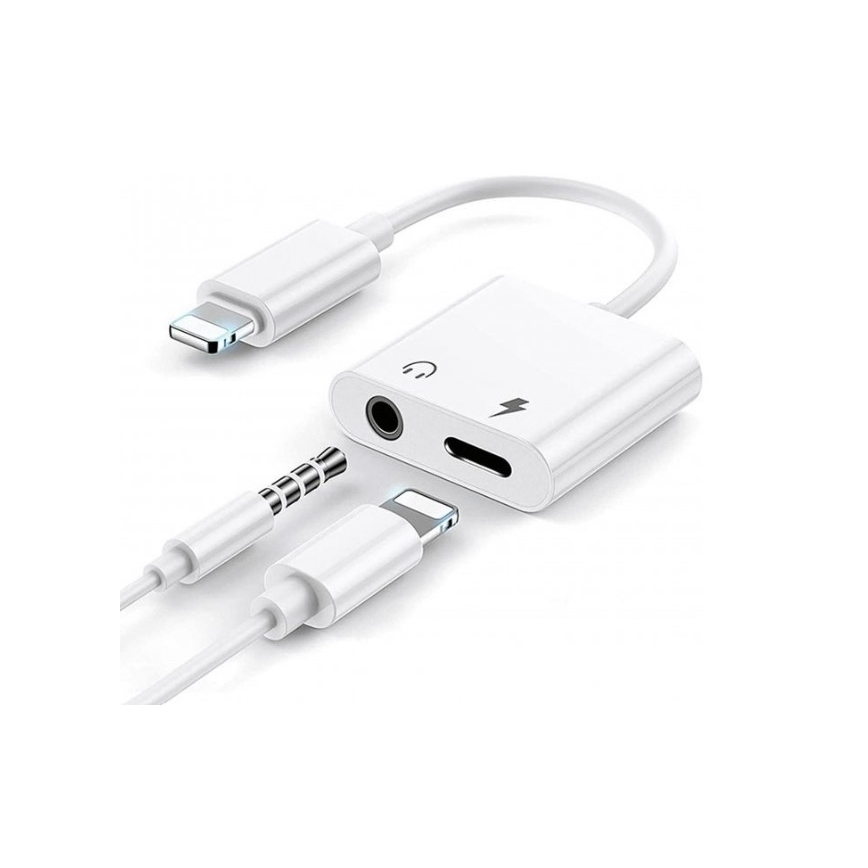 Adapter Lightning na AUX + Lightning