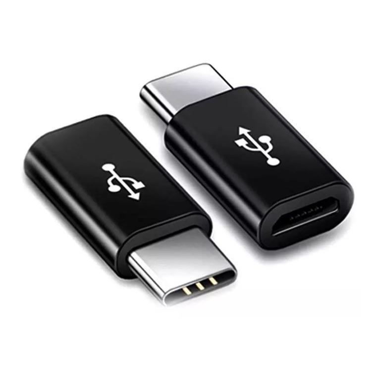 Adapter Micro USB na USB-C crna