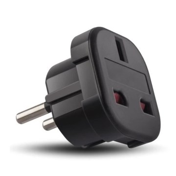 Adapter UK/EU 230V crna