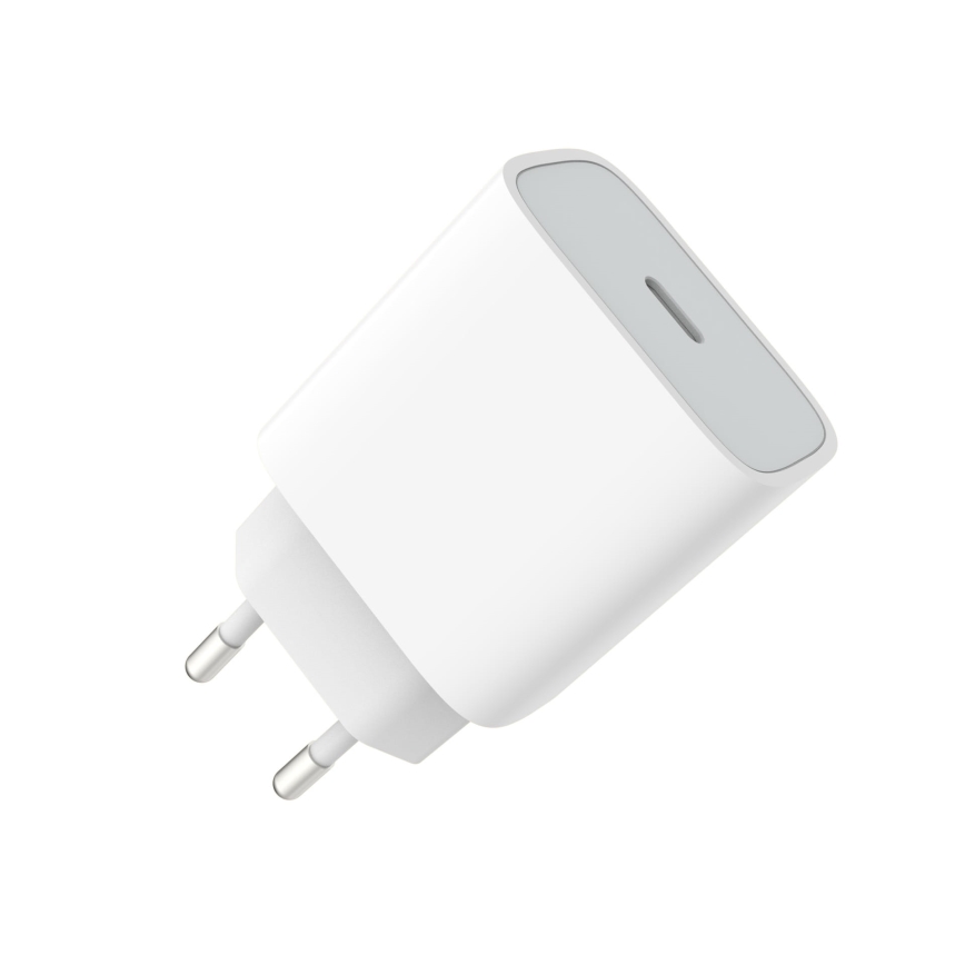 Adapter za brzo punjenje Power Delivery 20W USB-C bijela
