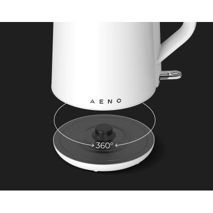 AENO - Električno kuhalo za vodu 1,5 l 2200 W/230 V bijelo