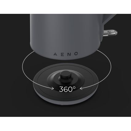 AENO - Kuhalo za vodu 1,5 l 2200W/230V crna