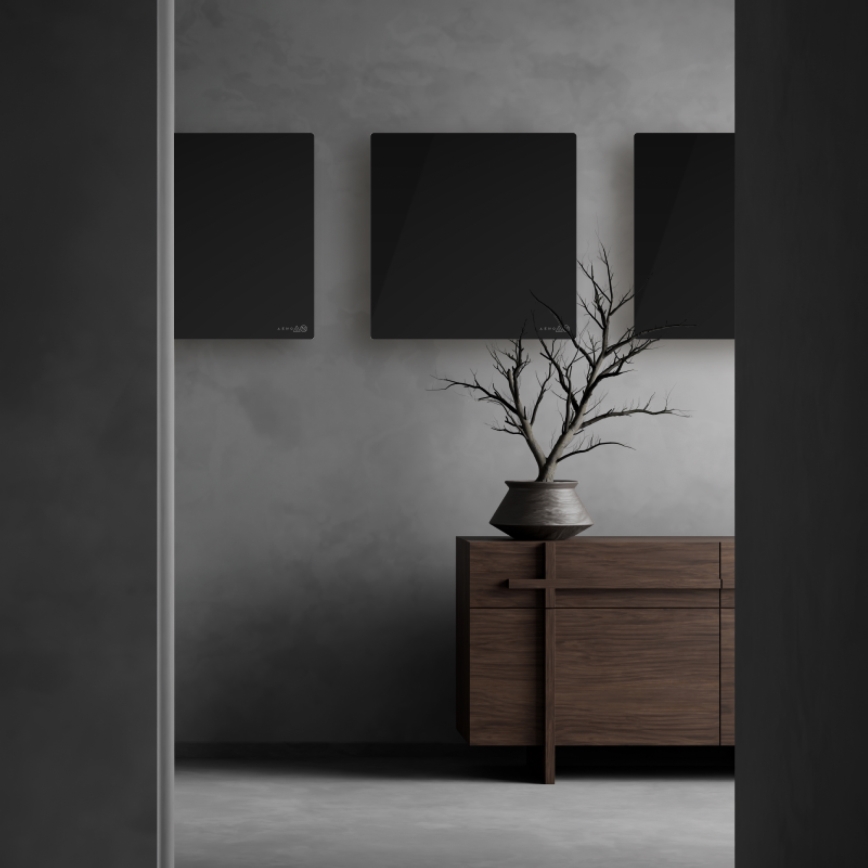 AENO - Pametan električni infracrveni panel 500W s tajmerom/termostatom, Wi-Fi, bijeli