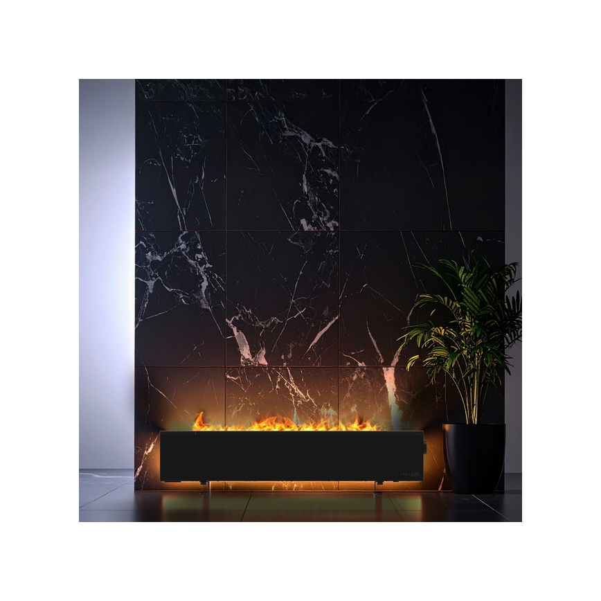 AENO - Pametni električni grijač/konvektor 1000/2000W crni