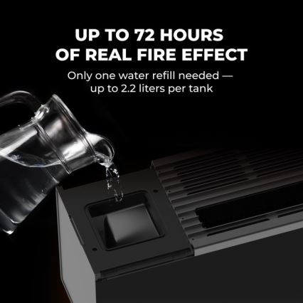 AENO - Pametni električni grijač/konvektor 1000/2000W crni