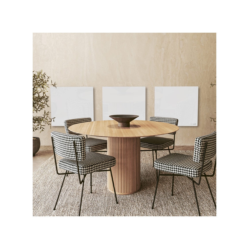 AENO - Pametni električni infracrveni panel 500W s tajmerom i termostatom, Wi-Fi, bijela