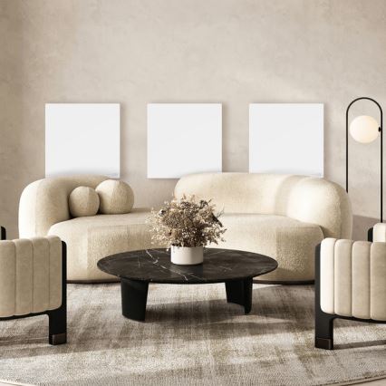 AENO - Pametni električni infracrveni panel 500W s tajmerom i termostatom, Wi‑Fi, bijeli