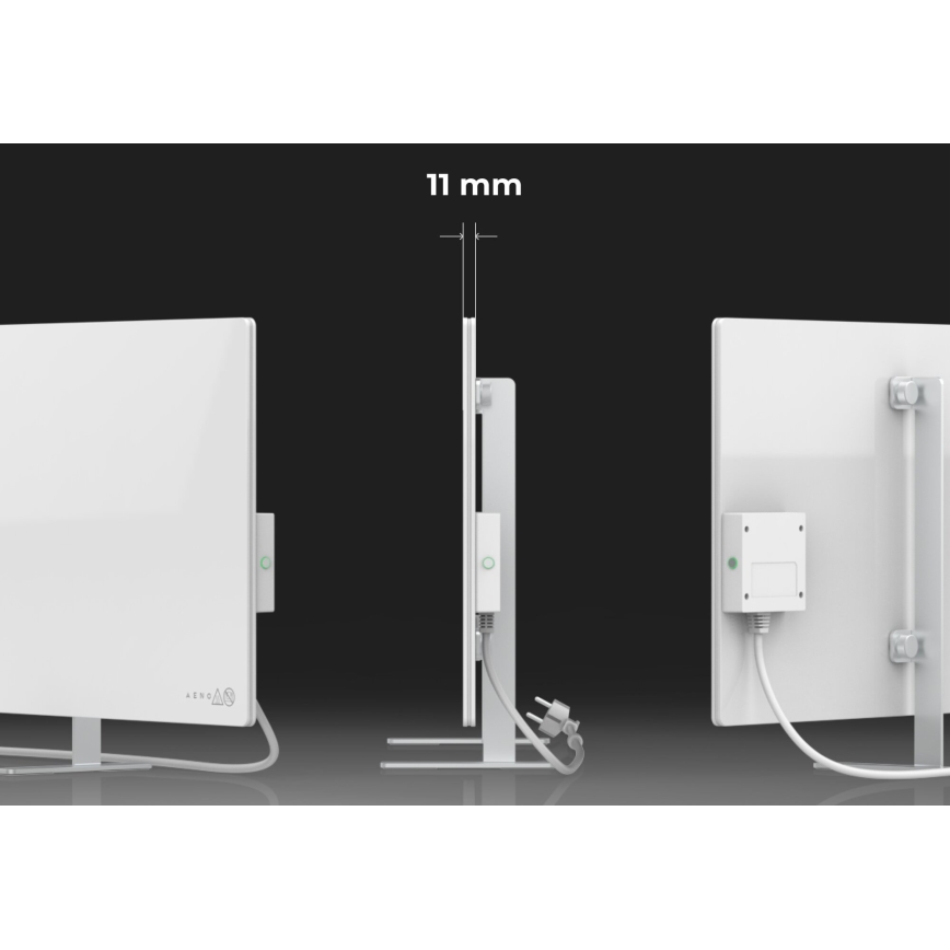 AENO - Pametni električni infracrveni panel 700W timer/termostat IP44 Wi-fi bijela