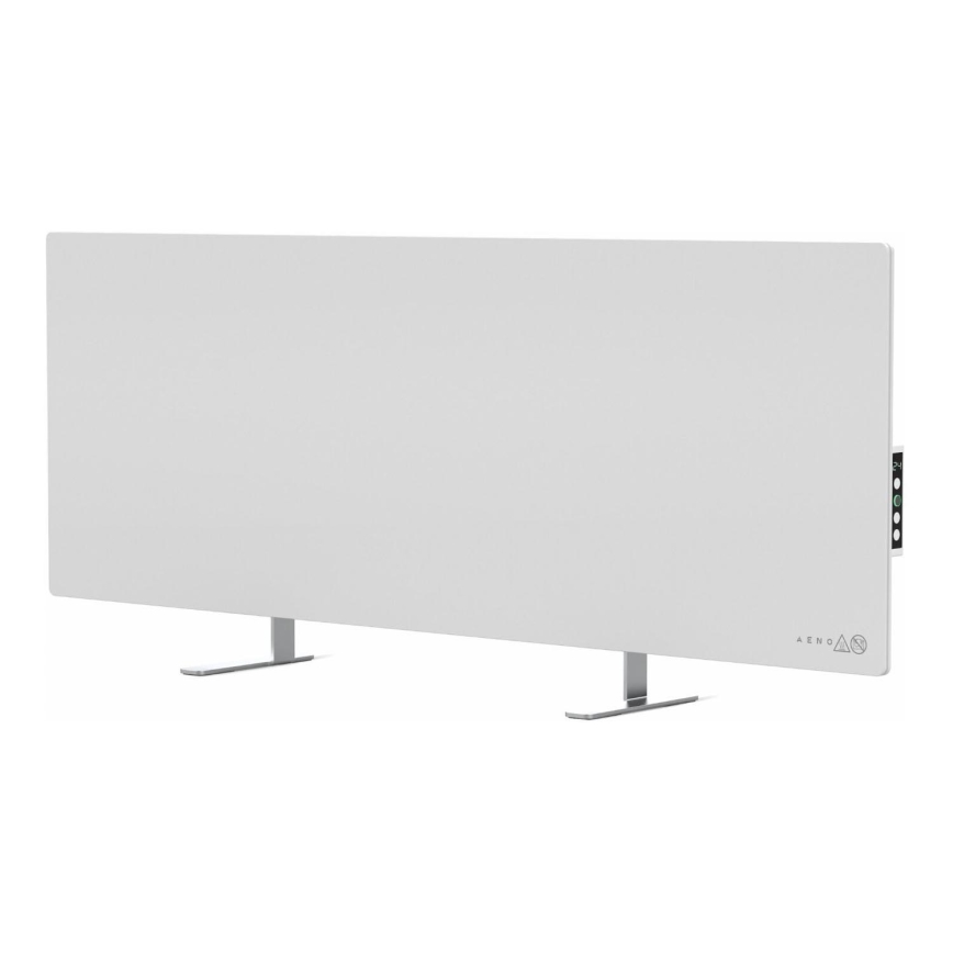 AENO - Pametni električni infracrveni panel s LED zaslonom 700W timer/termostat IP44 Wi-fi bijela