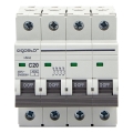 Aigostar - Četverofazni automatski osigurač 4P-20A-C 400V