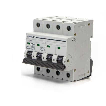 Aigostar - Četverofazni automatski osigurač 4P-20A-C 400V