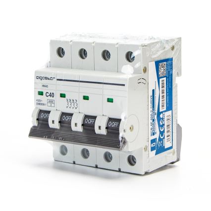 Aigostar - Četveropolni automatski osigurač 4P-40A-C 400V
